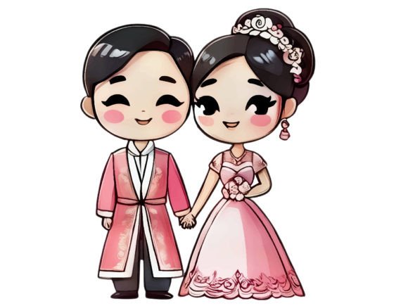 Charming Wedding Illustrations: Perfect for Your Creative Projects