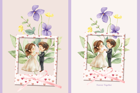 Forever Together Wedding Card: Crafting Cherished Moments with a Whimsical Touch
