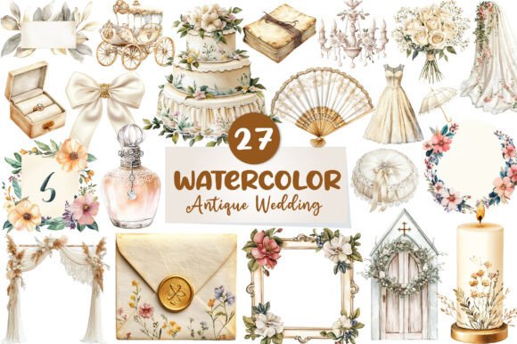 Timeless Elegance: Crafting Your Vision with Antique Ivory Clipart